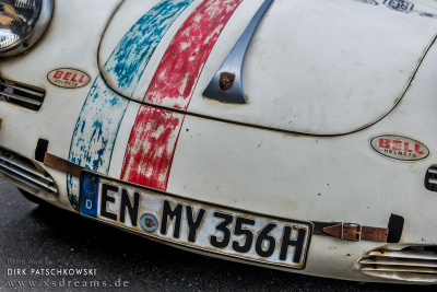 Patina Work Detail auf Porsche 356 © Dirk Patschkowski © Dirk Patschkowski © Dirk Patschkowski / Limited-Legends / Patina / Patinierung/ Oldtimer / Lack / Patina / der Patinator /
