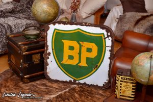 Sehr frühes BP Emailleschild / Doppelseitig / um 1920/30 / Preis und Maße folgen © Dirk Patschkowski / Limited-Legends